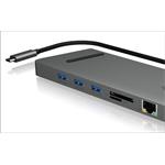 ICY BOX IB-DK2106-C USB-C Dokovacia stanica 11 v 1