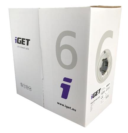 iGET Sieťový kábel CAT6 UTP PVC Eca 305m/box (84005020)