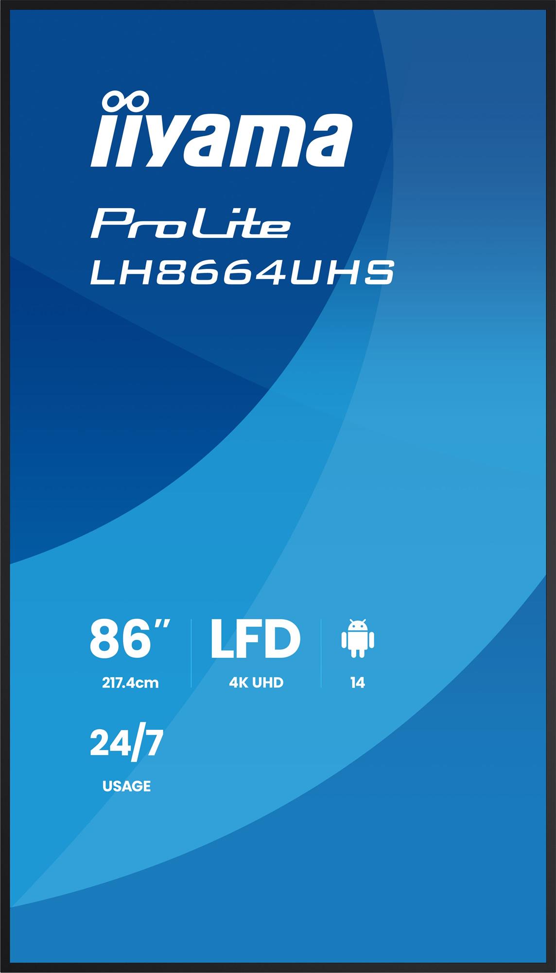 iiyama LH8664UHS-B3AG 86"