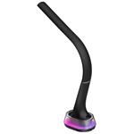 IMMAX LED stolní lampička CORELLA černá + stříbrné prvky
