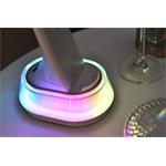 IMMAX LED stolní lampička CORELLA černá + stříbrné prvky