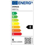 IMMAX LED stolní lampička FINCH hnědá + zlaté prvky