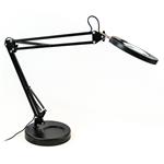IMMAX LED stolová lampa ZOOM s lupou 12W stmievateľná čierna