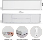 Immax NEO LITE FRAME Smart stropné svietidlo 120 x 30 cm, biele