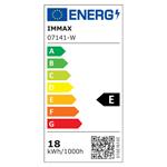 IMMAX NEO LITE FRESCO SMART stropní svítidlo s ventilátorem 18W TUYA Wi-Fi bílo-černé