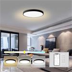 IMMAX NEO LITE SEMPLICI SMART stropné svietidlo, BEACON, 100cm, 128W, 9088lm, čierne, Wi-Fi, TUYA