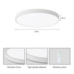 IMMAX NEO LITE SEMPLICI SMART stropní svítidlo 50cm 48W 3468 lm, s podporou BEACON, Wi-Fi, TUYA, bílé