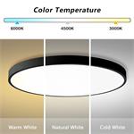 IMMAX NEO LITE SEMPLICI SMART stropní svítidlo, BEACON, 100cm, 128W, 9088lm, černé, Wi-Fi, TUYA