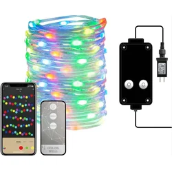 Immax NEO LITE Smart vianočné LED osvetlenie - reťaz 16m, 160ks RGB diod, WiFi, TUYA 07736L