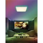 IMMAX NEO LITE TUDO SMART stropné svietidlo s RGB podsvietením 40x40cm, 50W Wi-Fi biela, TUYA