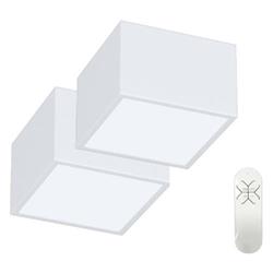 IMMAX NEO sada 2x CANTO SMART stropní svítidlo  15x15cm 12W bílé Zigbee 3.0 + DO, TUYA