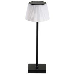 IMMAX vonkajšia solárna LED stolová lampa BONITO/ 4W/ 200lm/ CCT/ 5000K/ stmievateľná/ IP44/ čierna