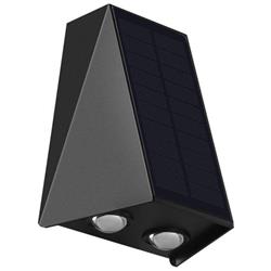 IMMAX WALL-4 vonkajšie solárne nástenné svetlo LED so svetelným senzorom, 2 W