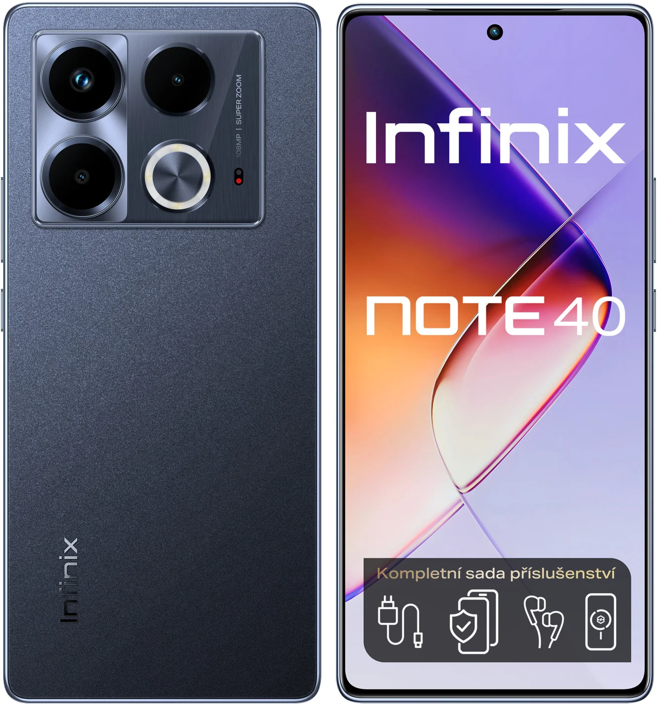 Infinix Note 40 8+256GB Obsidian Black