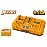 Ingco FCLI2082 nabíječka 8,0A pro 20V Li-ion baterie