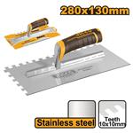 Ingco HPTT28138 Hladidlo na murivo 280x130 mm zub 10