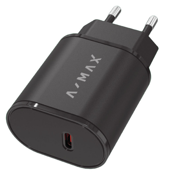Inteligentná nabíjačka Aligator A-MAX Power Delivery 20 W USB-C, biela