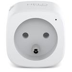 Inteligentná Wi-Fi zásuvka Helo-PLUG-FR/ tlačidlá ON/OFF/ kompatibilná s Google a Alexa/ biela