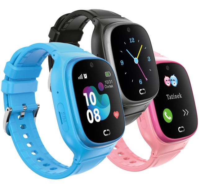 Inteligentné hodinky Aligator Watch Junior 2, čierne
