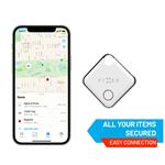 Inteligentné sledovacie zariadenie FIXED Tag s podporou funkcie Find My, 2 ks, čierna + biela