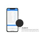Inteligentný tracker FIXED Sense s čiernym koženým puzdrom a karabínou