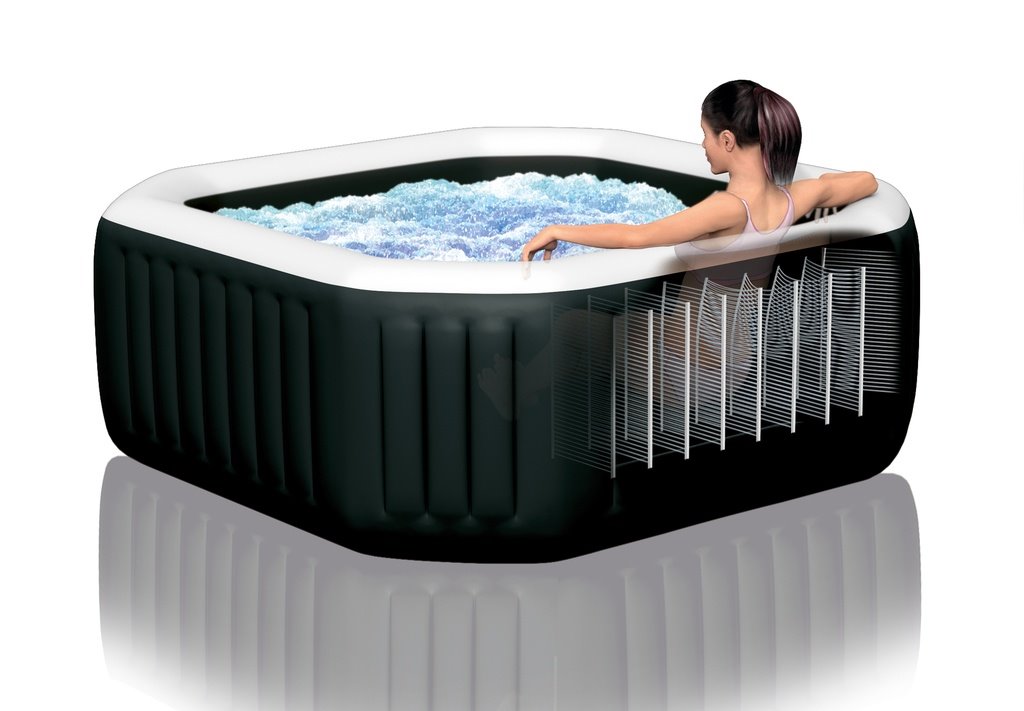 INTEX Onyx Black Octagon Vířivý bazén pro 6 osob
