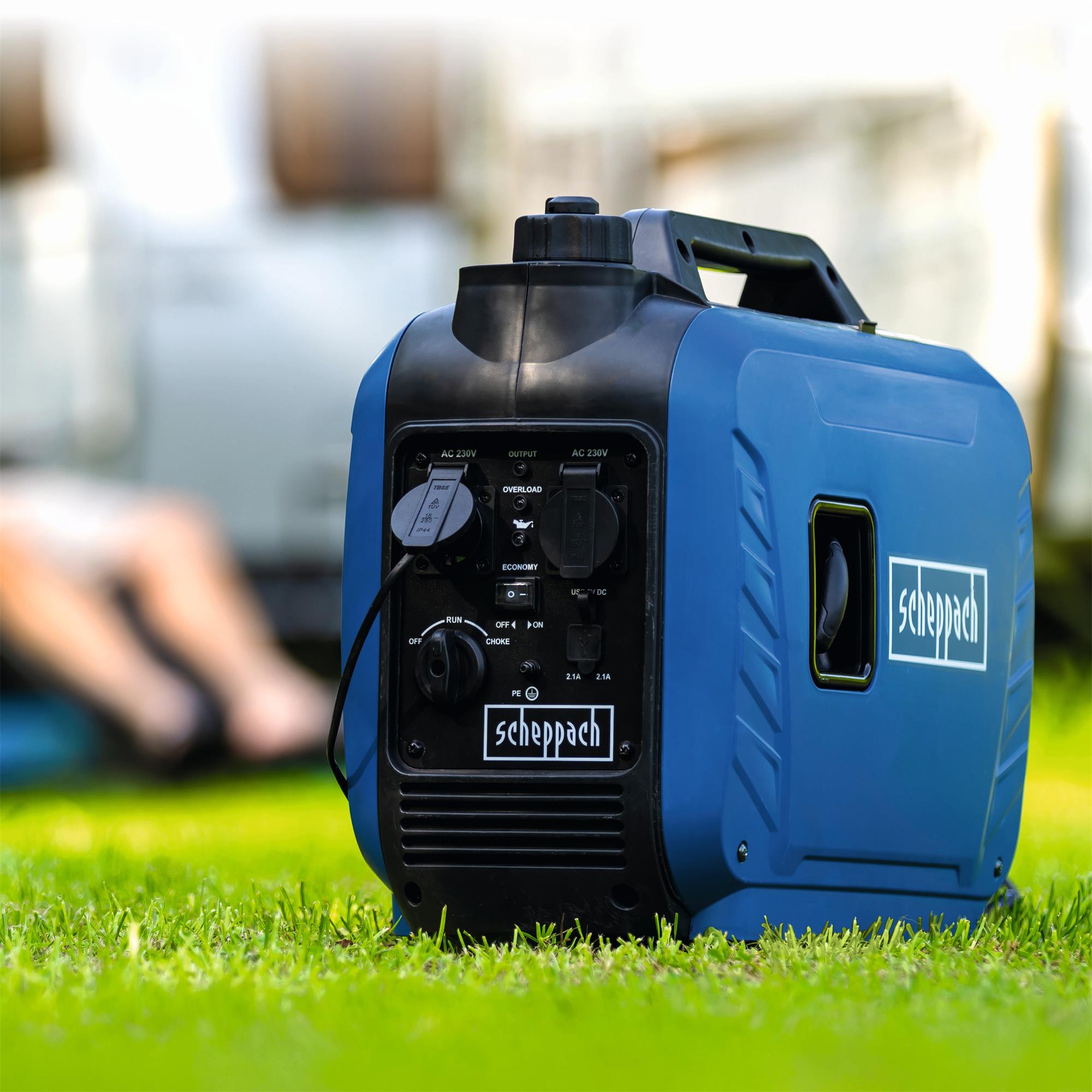 Invertorový generátor Scheppach SG 2500i s výkonom 2000 W