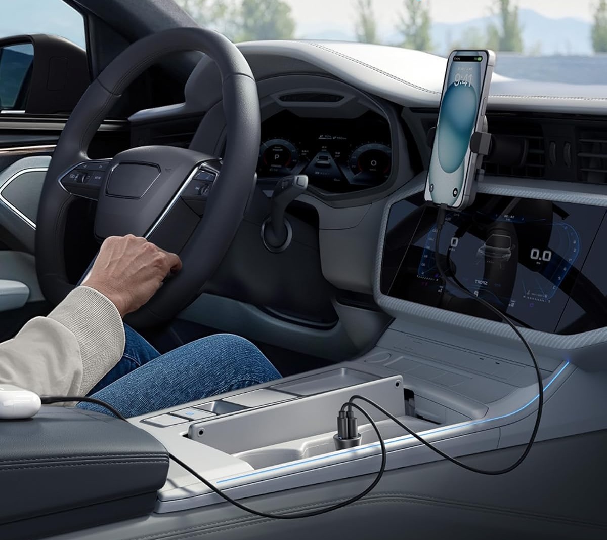 iPEAX autonabíječka CL-04, PD, 30 W, USB-C + USB-A, černá