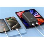 iPEAX POWER BANKA 30000 mAh, 10,5W, 2x USB-A ČERNÁ