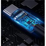 iPEAX TEXTILNÍ KABEL USB-A / USB-C 1M, USB 2.0 ČERNÝ