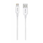iPEAX TPU kabel USB-A / Lightning 1 m, USB 2.0, bílý