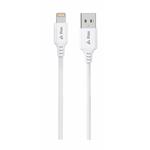 iPEAX TPU KABEL USB-A / LIGHTNING 1M, USB 2.0 BÍLÝ