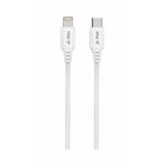 iPEAX TPU KABEL USB-C / LIGHTNING 1M, USB 2.0 BÍLÝ