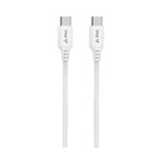 iPEAX TPU KABEL USB-C / USB-C 1,5M, USB 2.0 BÍLÝ