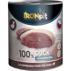 IRONpet Dog Duck (Kachna) 100 % Monoprotein, konzerva 800 g