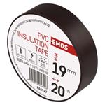 Izolačná páska PVC 19 mm / 20 m hnedá