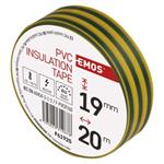 Izolačná páska PVC 19 mm / 20 m zeleno-žltá