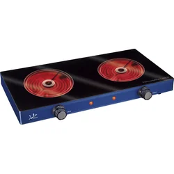 Jata V142 Sklokeramický dvouplotýnkový vařič 2400 W, modrý