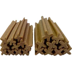 JUKO Snacks Dentální kříž XXL Kuřecí / rybí 1 kg (cca 34 ks)
