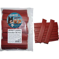 JUKO Snacks Jerky plátky Hovězí (45 ks)