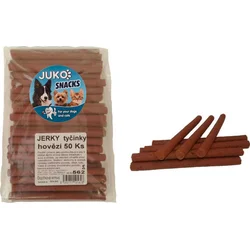 JUKO Snacks Jerky tyčinky Hovězí (50 ks)