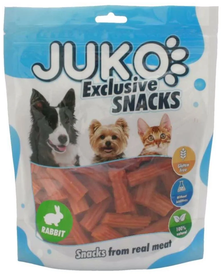 JUKO Snacks Králičia špirálová tyčinka 2 cm (250 g)
