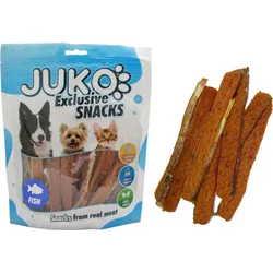 JUKO Snacks Salmon strips with fish skin 250 g