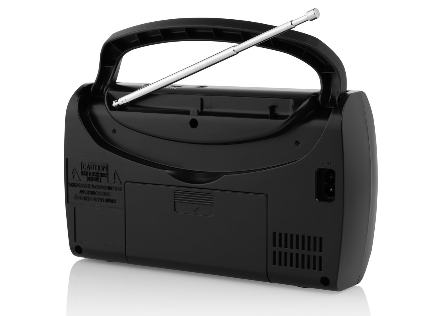 JVC RA-E321B, čierna