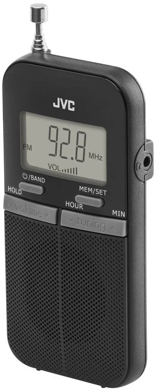 JVC RA-E411B, černý