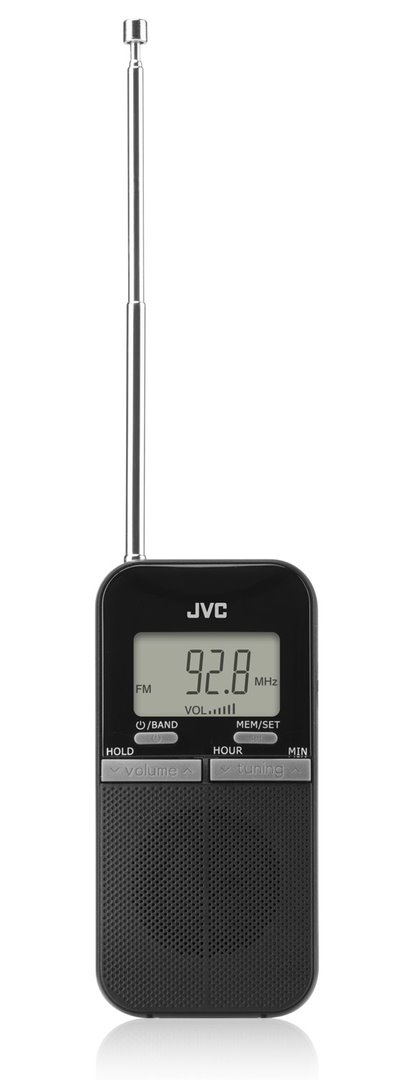 JVC RA-E411B, čierna