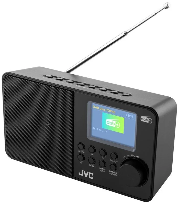 JVC RA-E611B-DAB, černý