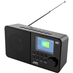 JVC RA-E611B-DAB, čierna
