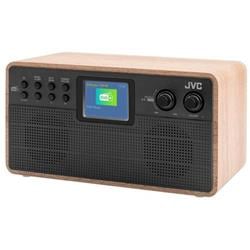 JVC RA-E731B-DAB, černý/dřevo