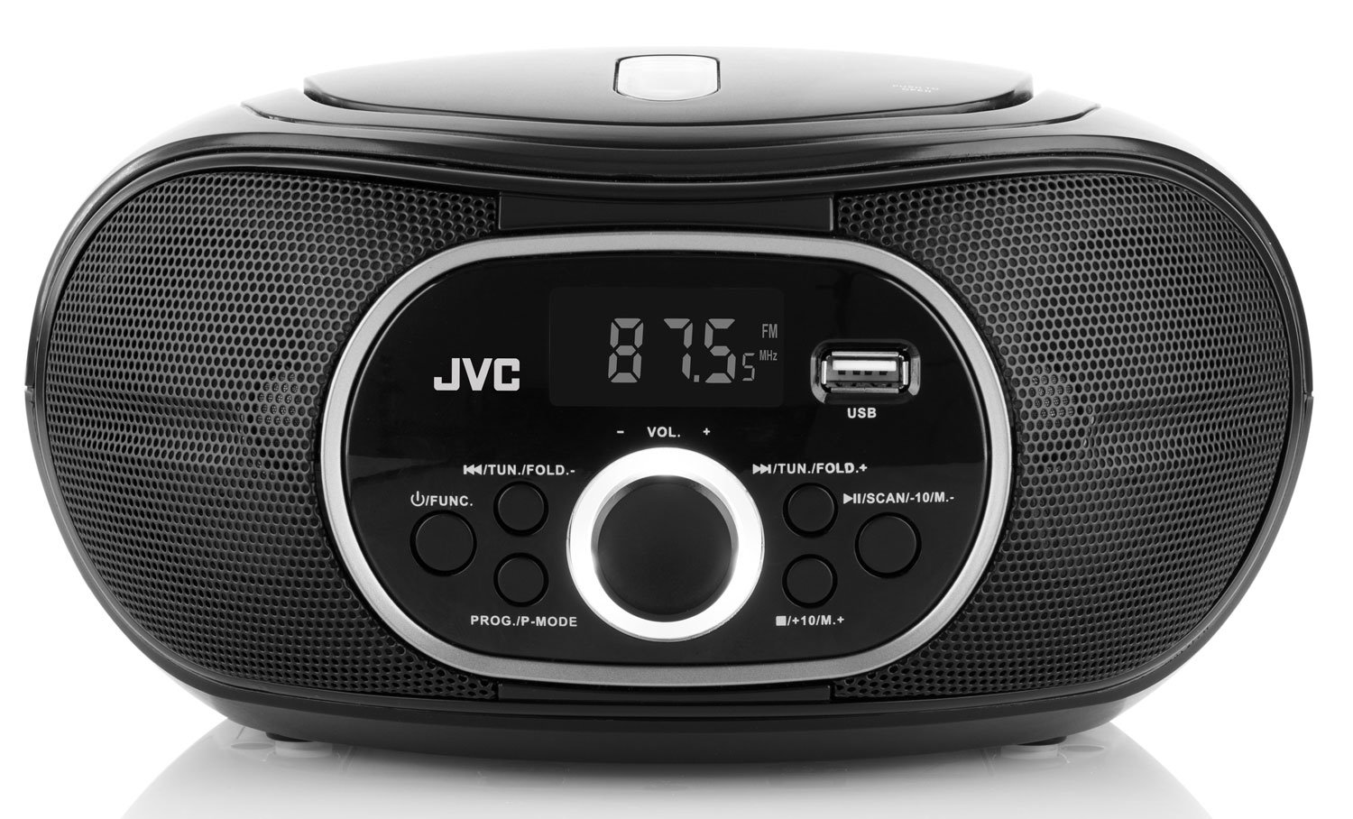 JVC RD-E221B, čierna